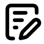 Memo Pencil SVG Icon